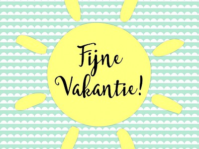 Fijne vakantie